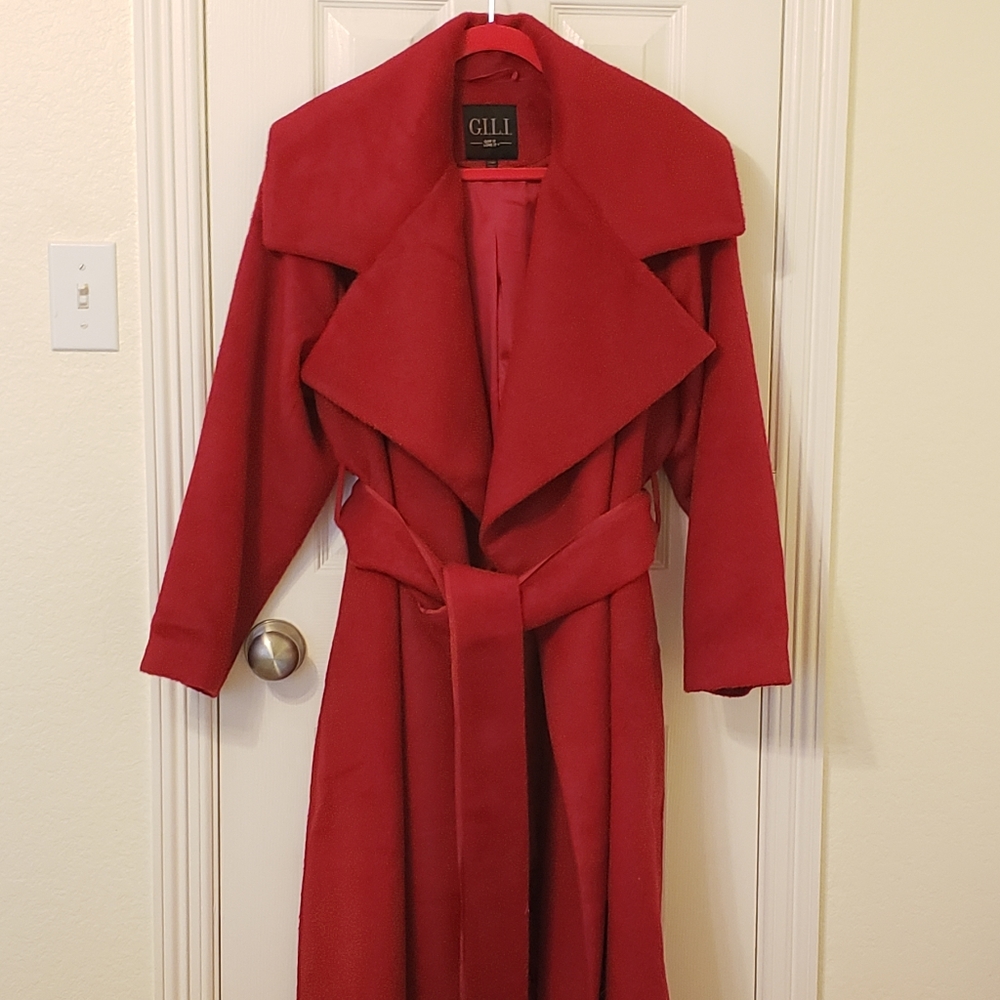 NWOT mohair look dress coat